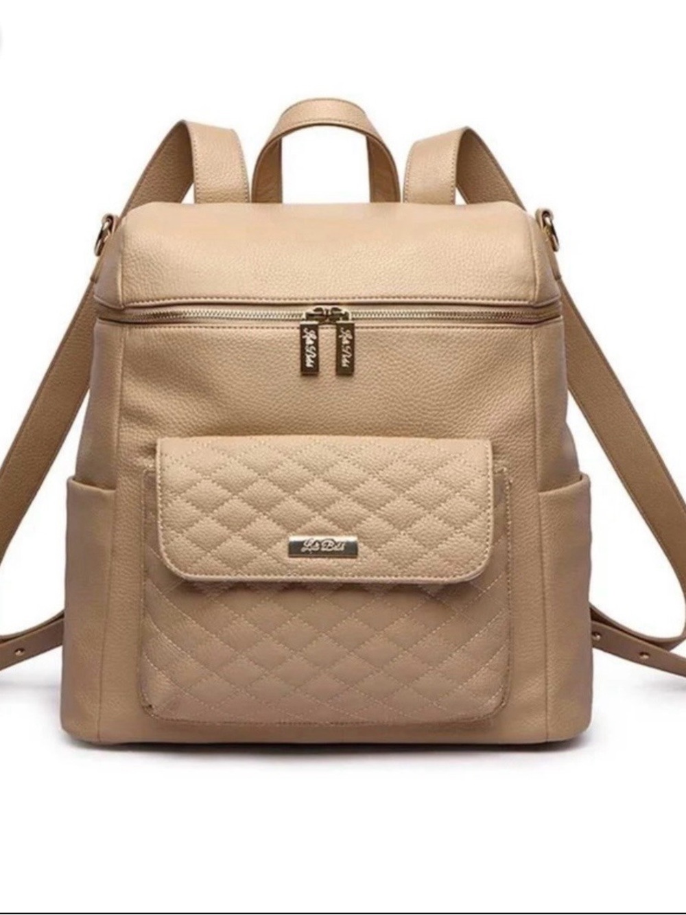 Luli Bebé Monaco Diaper Bag | Latte Brown